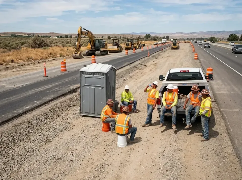 highway-road-construction-crew-007 — frequently asked questions, Porta Potty and Restroom Rentals in Five Corners, WA